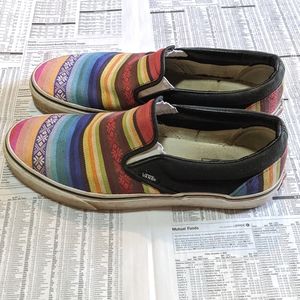 Colorful "Striped Sweater" Vans